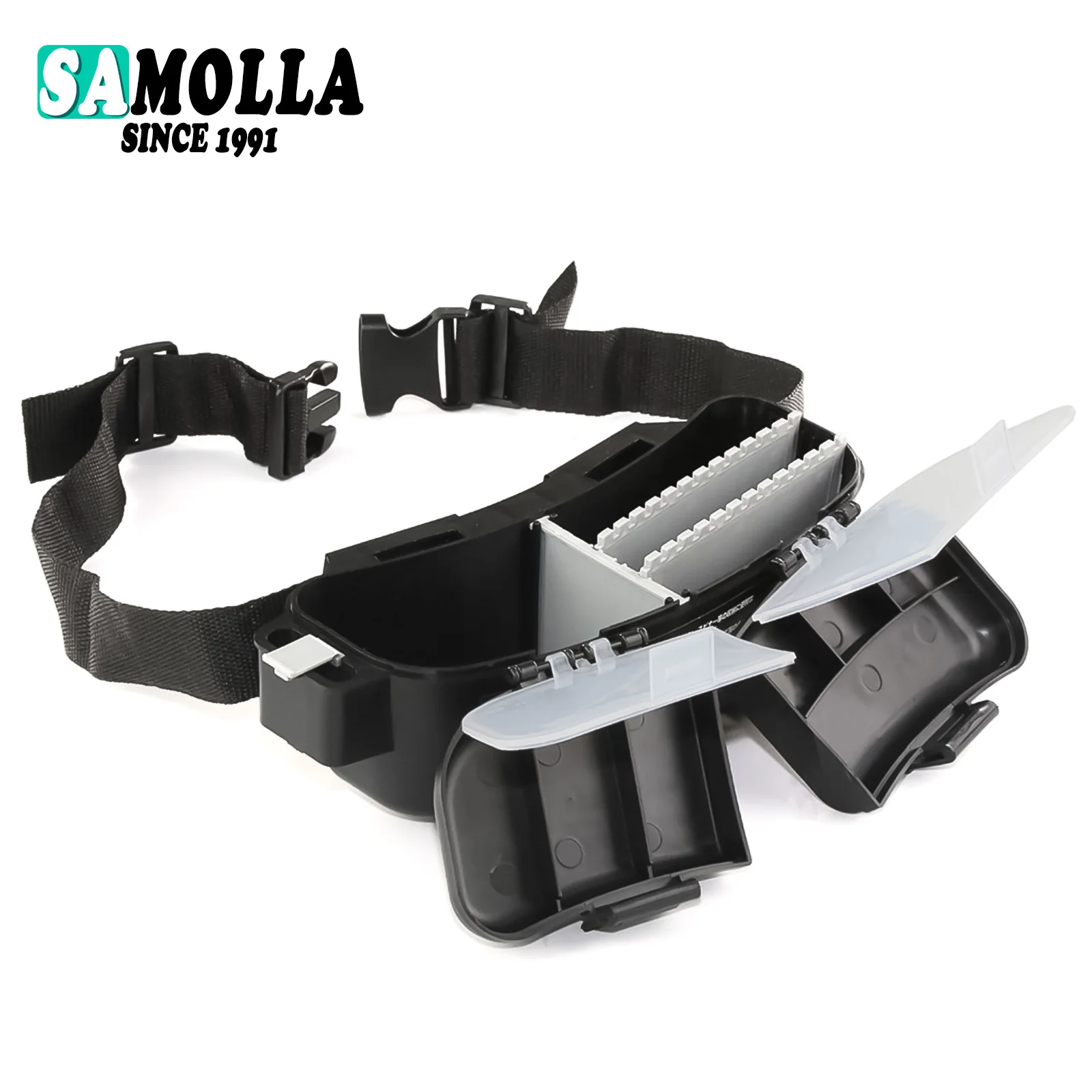 

Multifunction New Fishing Box Pocket Lure Tool Box Portable Compartments Plastic Accessories Container Case Adjustable Organizer