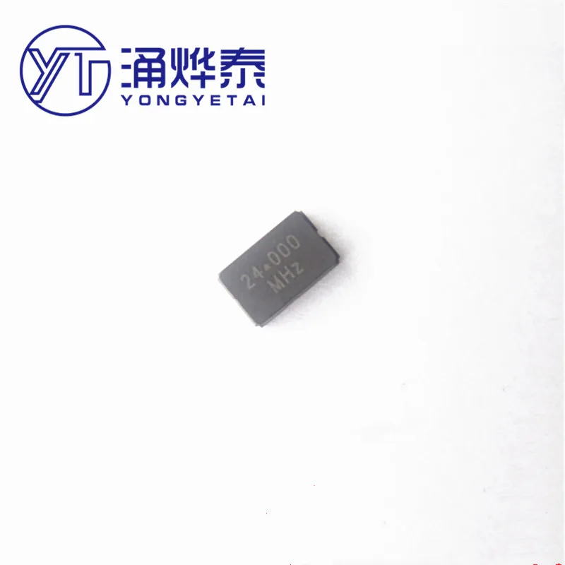 

YYT 10PCS 5032 5*3.2 SMD passive crystal crystal 24MHZ 24.000MHZ 24M ceramic surface 2 feet