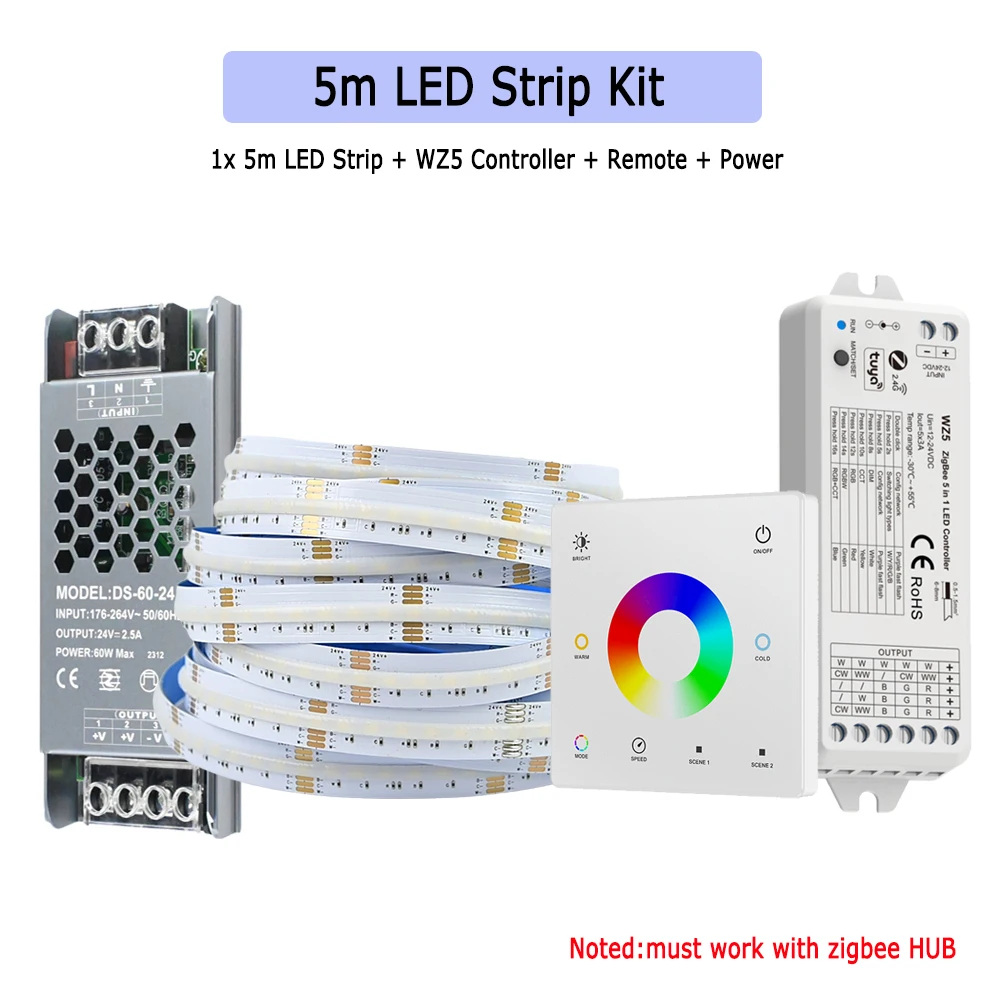 

CENFAYA Светодиодная лента RGB+CCT 24В