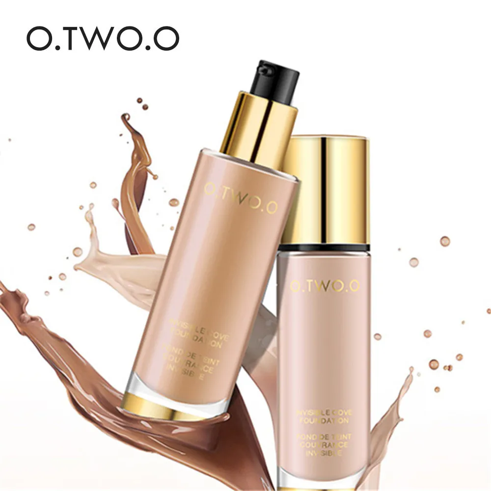 8-color Gold Natural Hold makeup whitening moisturizing foundation liquid flawless cover invisible pores bb Cream 30ml