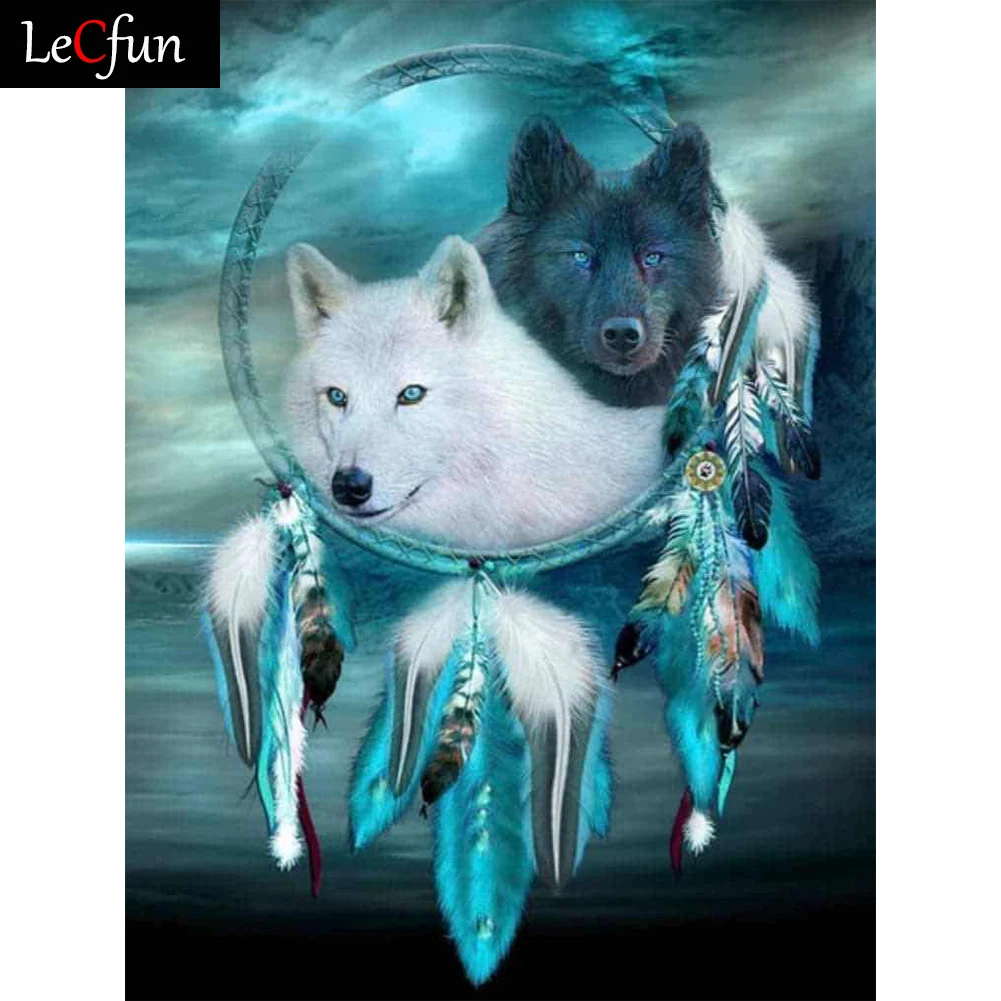 LeCfun 5D полный набор искусственных бриллиантов мечта ловли искусство