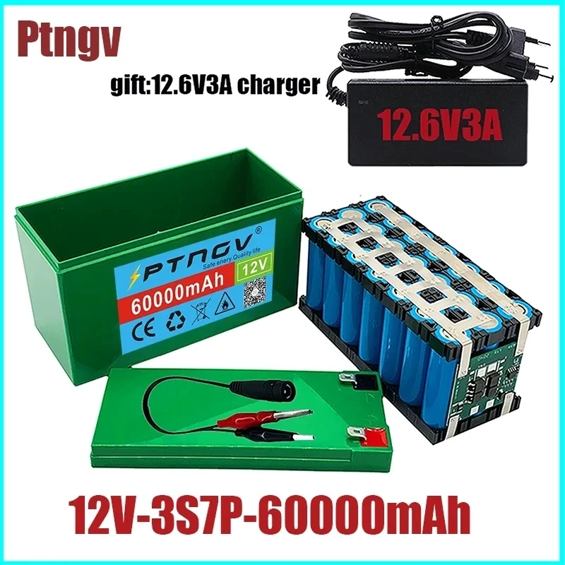 

Новый литий-ионный аккумулятор 12 В 3s7p 60 ач внешнее освещение звуковое хранилище Аккумулятор для сельскохозяйственного спрея