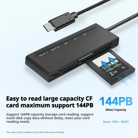 iSky 7-в-1 Кард-ридер USB Type-C