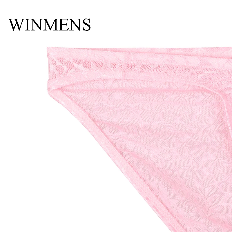 5 шт./партия мужские трусы бикини с заниженной талией