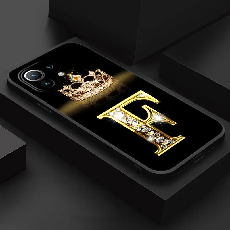 Чехол с буквами E M J F K L H I для Xiaomi 17T PRO Poco X6 X7 X8 M6 M7 M8 F6 F7 Pro Max 13T 14T 15T 17TPro 15 F8 Ultra (art.: 3920db999209e) - 3920db999209e