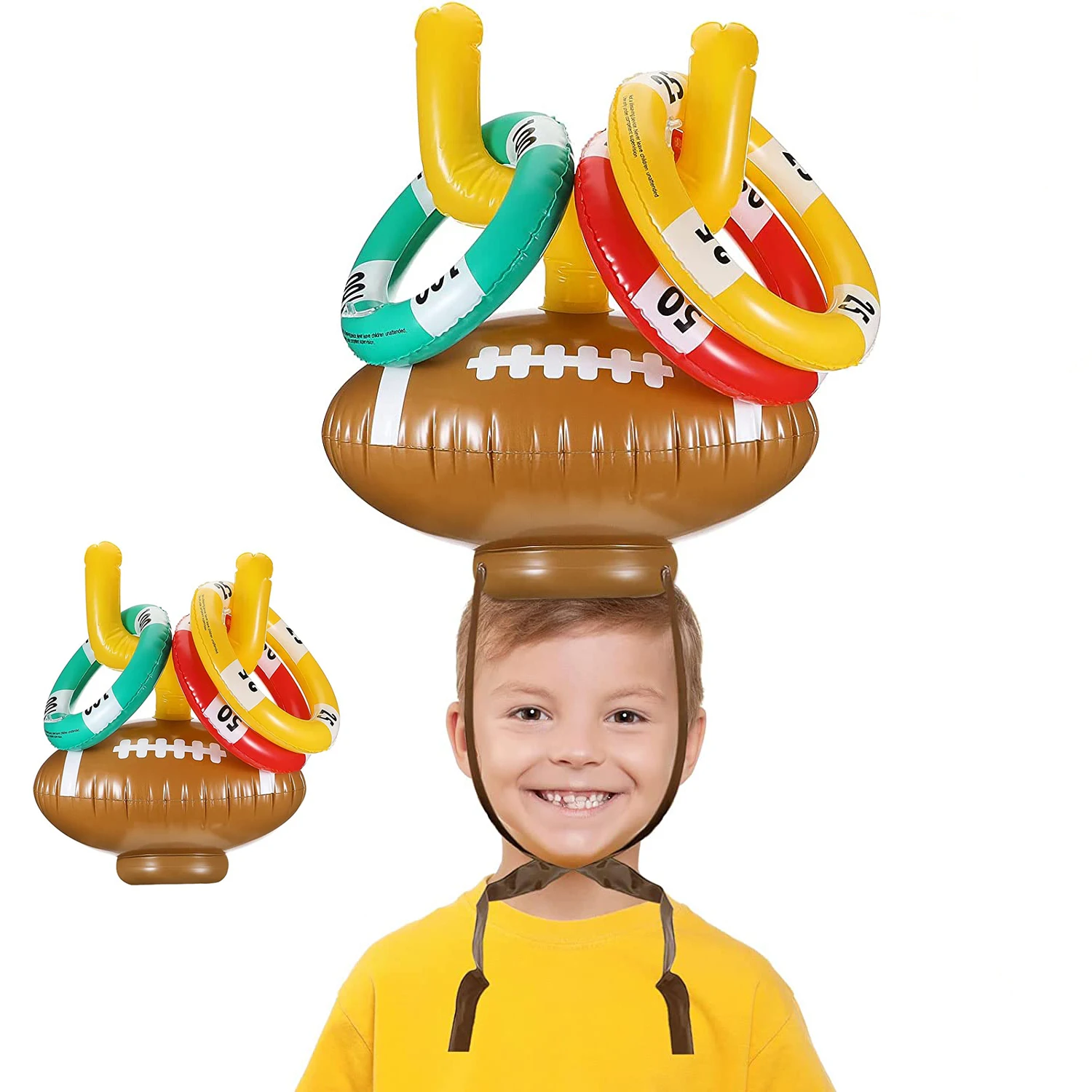 

Inflatable Reindeer Antler Ring Toss Game Kids Gift New Year Christmas Outdoor Inflated Toys