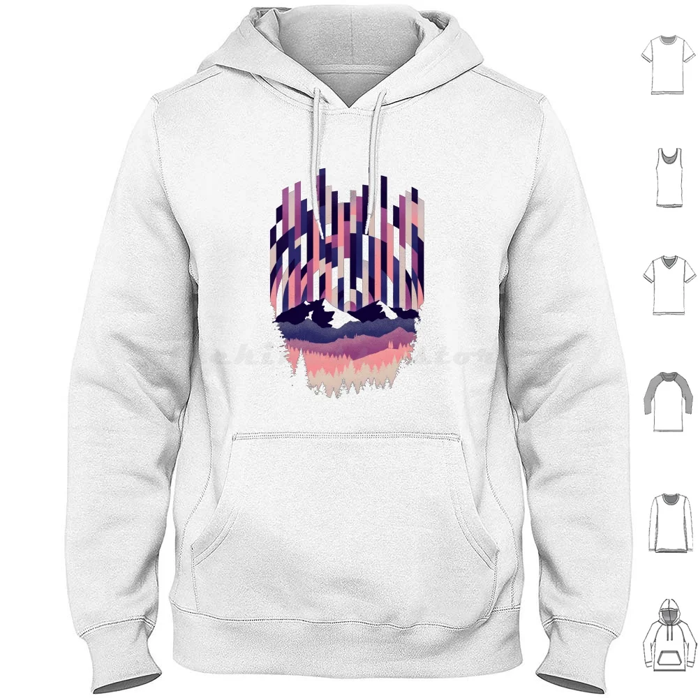 

Sunrise In Vertical Hoodies Long Sleeve Sunrise Sunset Sun Landscape Mountains Trees Parks Nature Geometry