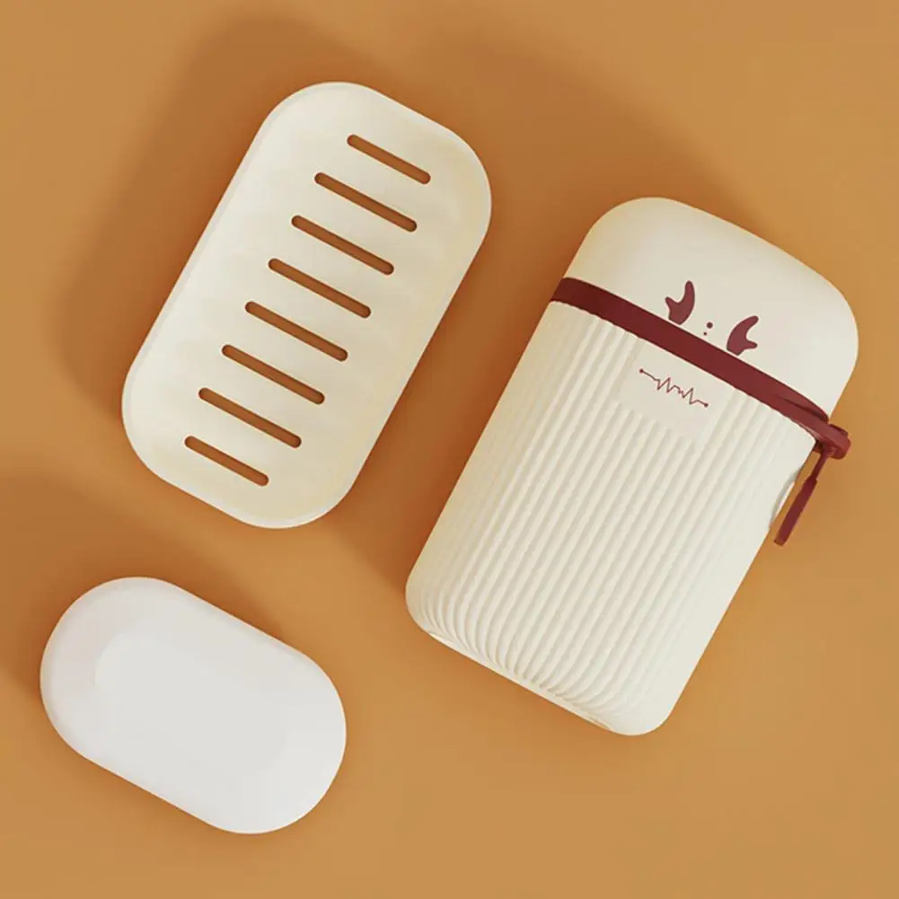 Съемный поднос для мыла водонепроницаемый органайзер с отверстием путешествий