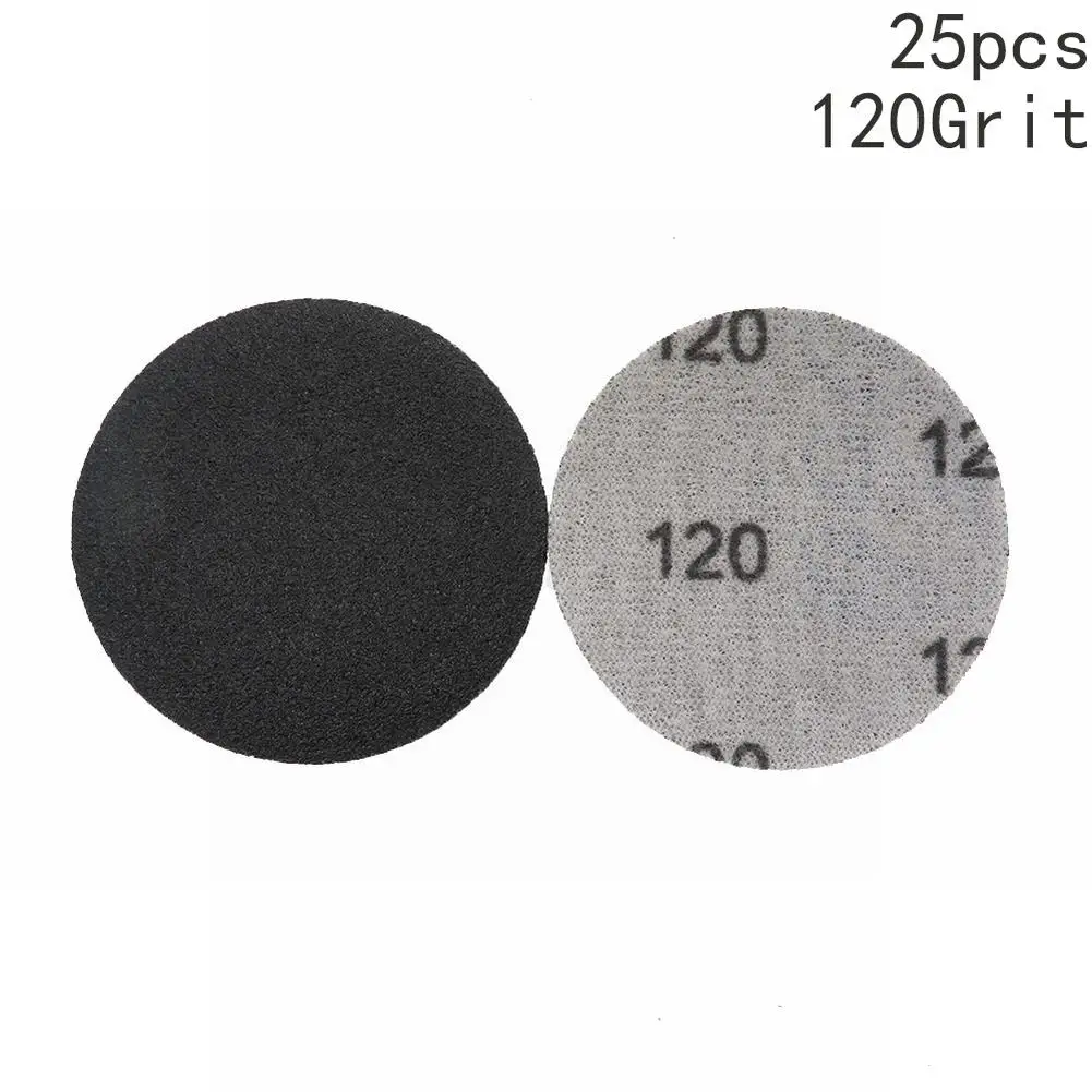 

25pcs 50mm 2 Inch Sanding Discs Abrasive Sandpaper Pad Hook Loop 60 - 10000 Grit For Granules Wood Granule Polishing