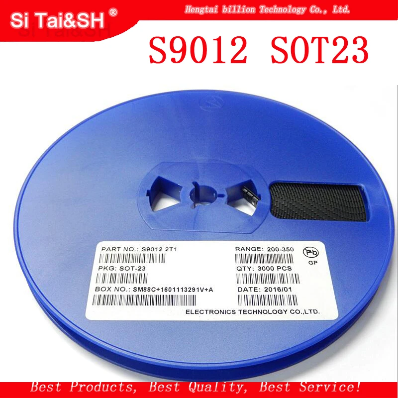 

100PCS S9012 SOT23 9012 SOT SMD 2T1 SOT-23 new SMD transistor