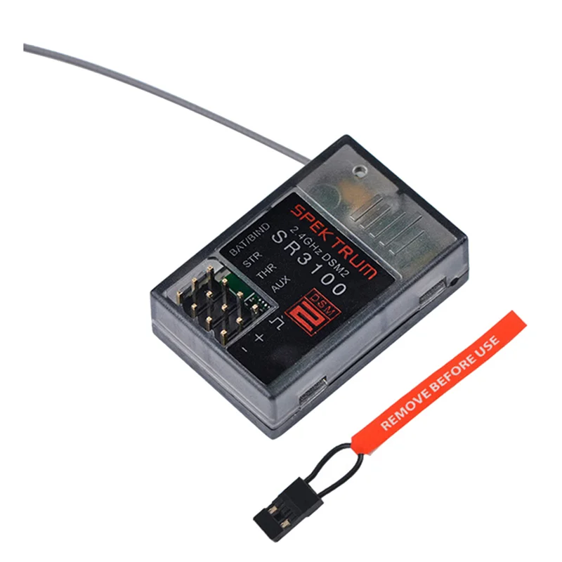 

2.4GHz SR3100 DSM2 3 Channel Surface DSM2 Receiver for RC CAR RC BOAT