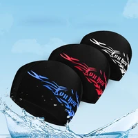 spandex swimming caps women men bathing spa swim hat breathable sports hair ears protection cap swim accessories