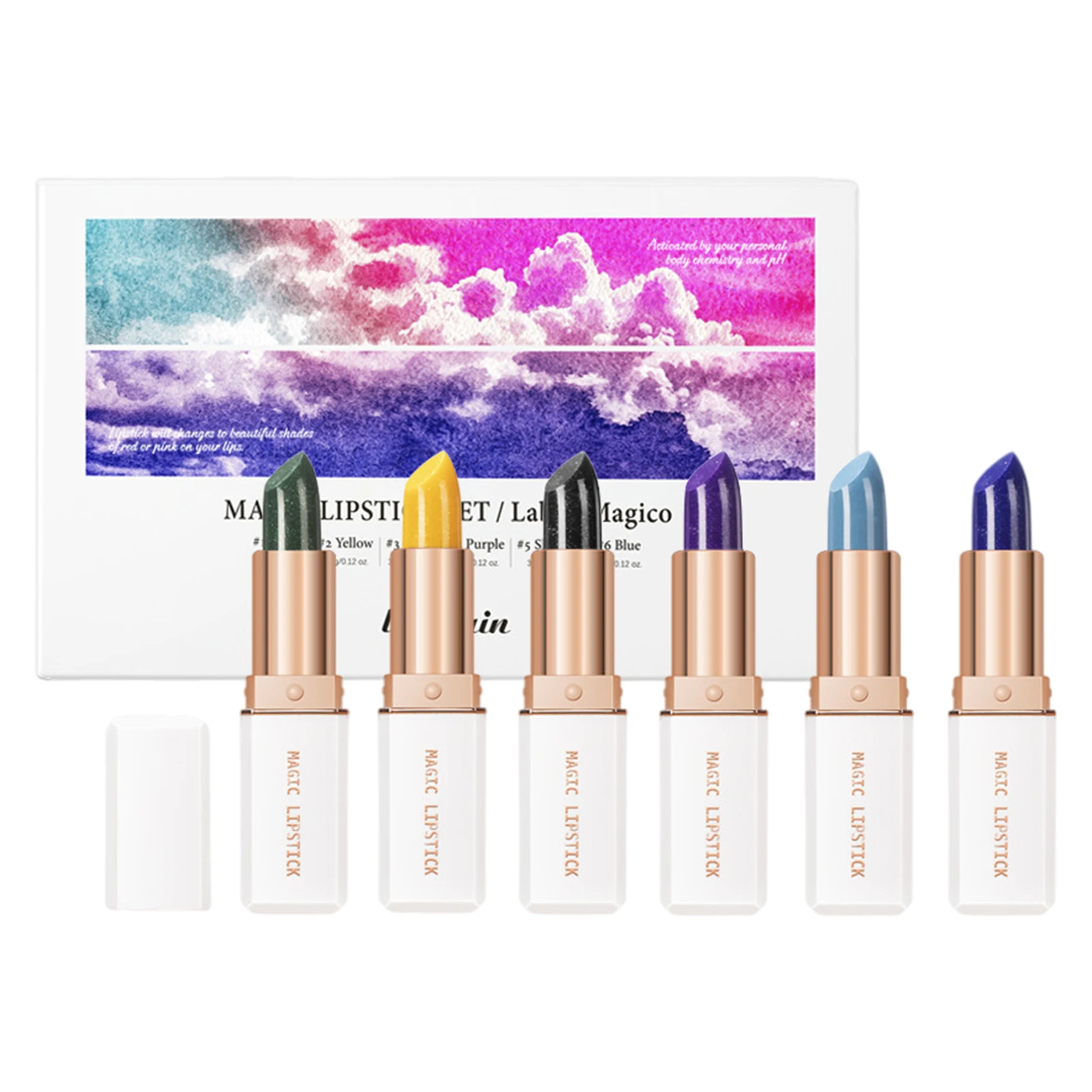 

Color Changing Lipstick Magic Lipstick Lipglass Prevent Chapped Lips Lip Stain Healthy And Safe Color Changing Lipstick Prevent