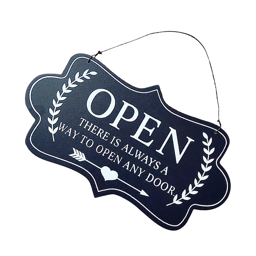 

Open Closed Sign Clothing Shop Cafe Restaurant Outdoor Business Closed Sign Wooden Door Sign Door Decorations Hanging