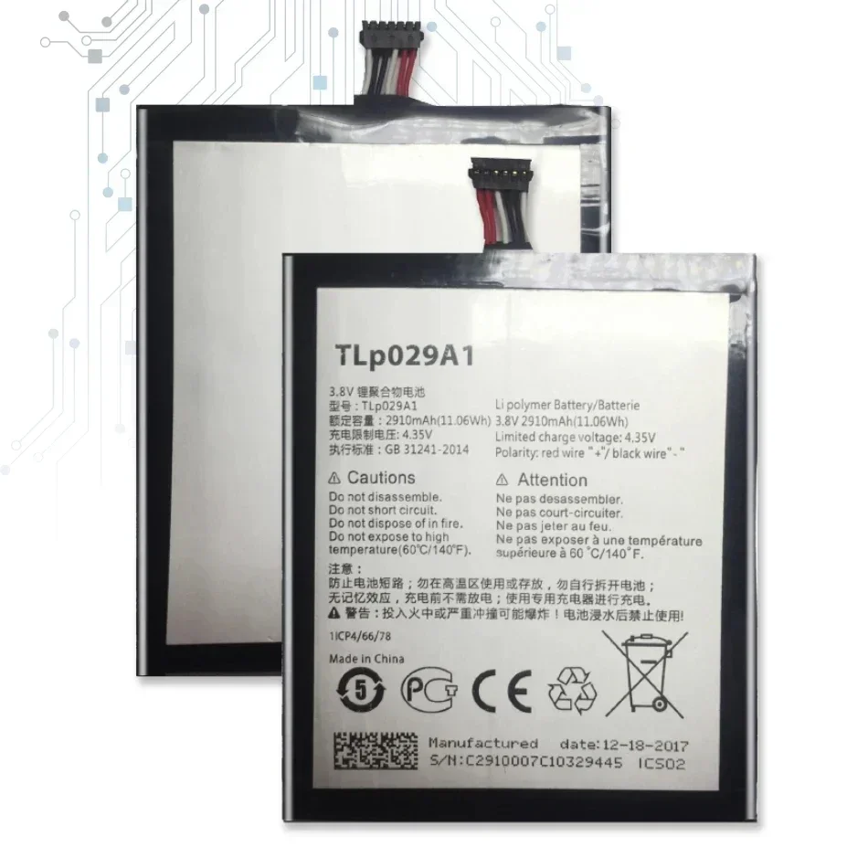 Аккумулятор мобильного телефона для Alcatel OneTouch Pop 3 5 &quotOT-5025 OT-5025D TLP029A1 2910 мАч