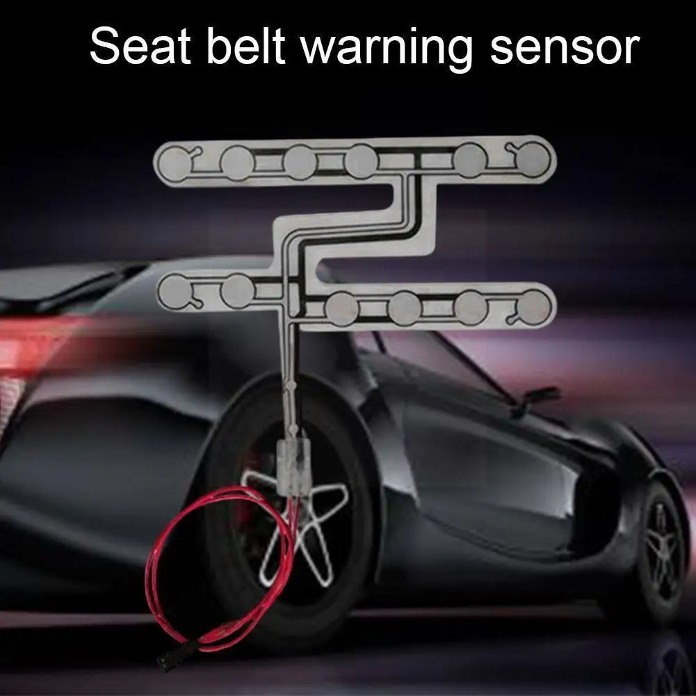 

1Pcs Universal Car Seat Pressure Sensor Safety Belt Warning Reminder Pad Seated Alarm Accessory Occupied X3W9