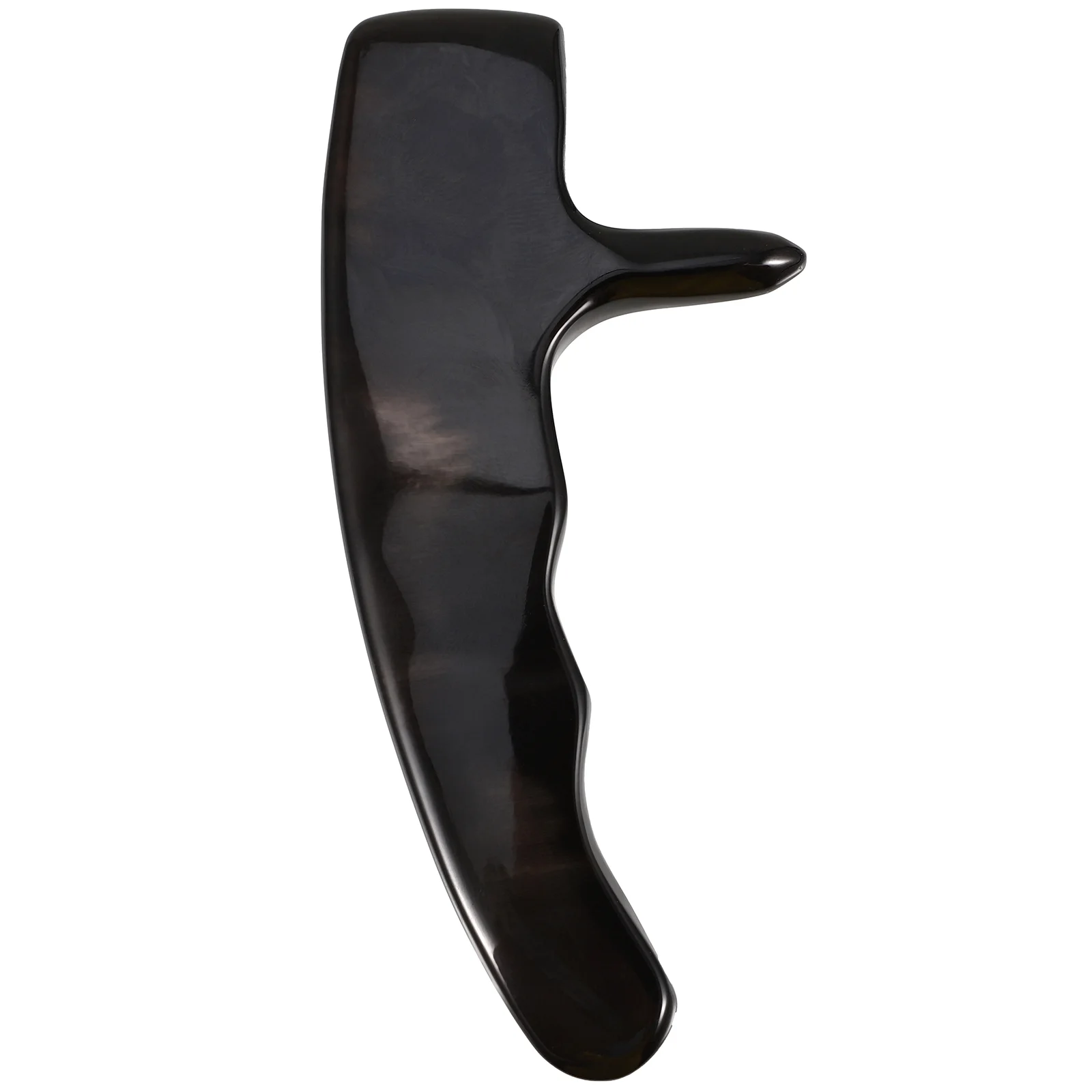 

1Pc Horn Scraping Plate Portable Foot Stick Foot Buffalo Horn