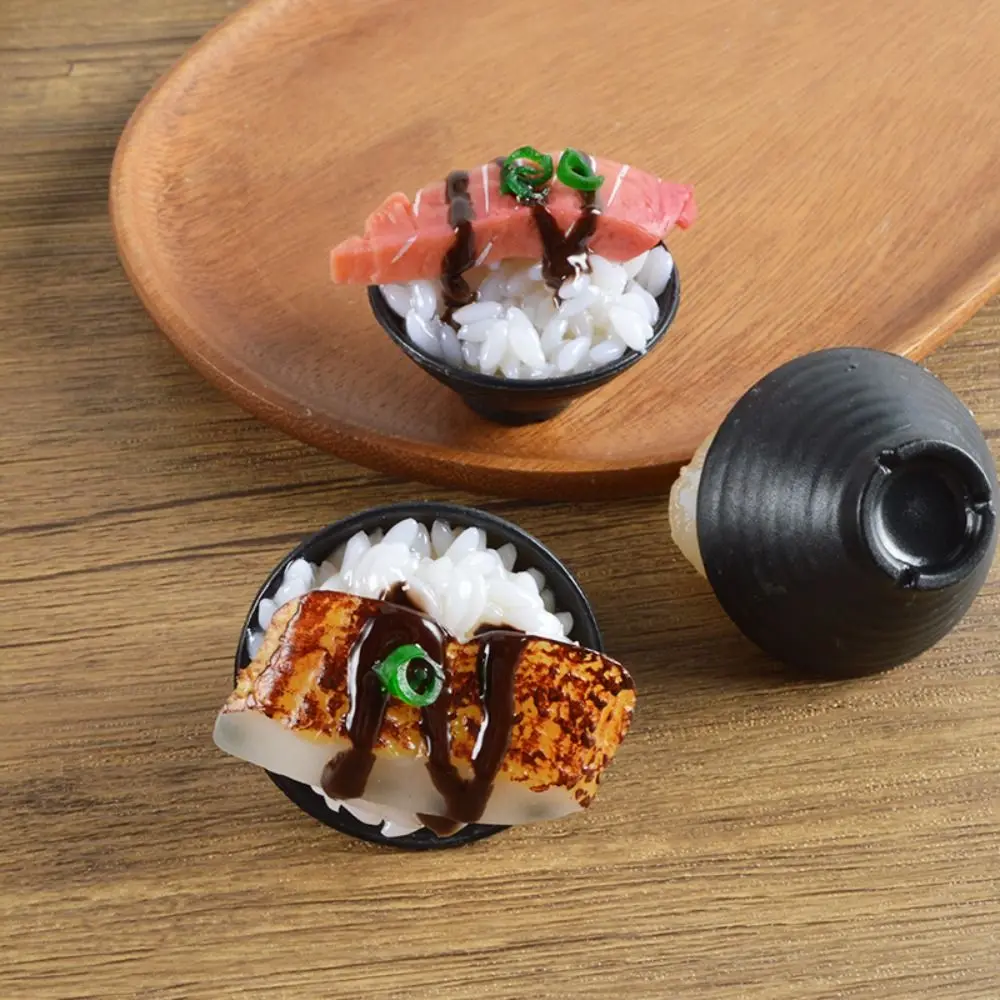

Pretend Play Eel Sushi Rice Food Model Cooking Toys Japanese Food Simulation Kitchen Toy Rice Ball Simulation Food
