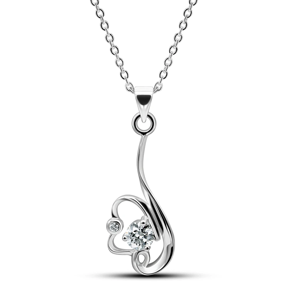

ziqiudie 925 diamond-encrusted women's flower silver necklace fashion short necklace collarbone chain female birthday Thanksgivi