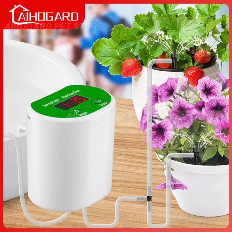 

Two Watering Modes Water Pouring Device Rechargeable Battery Multifunctional Water Pouring Garden Water Timers Abs 14×13.5×6cm