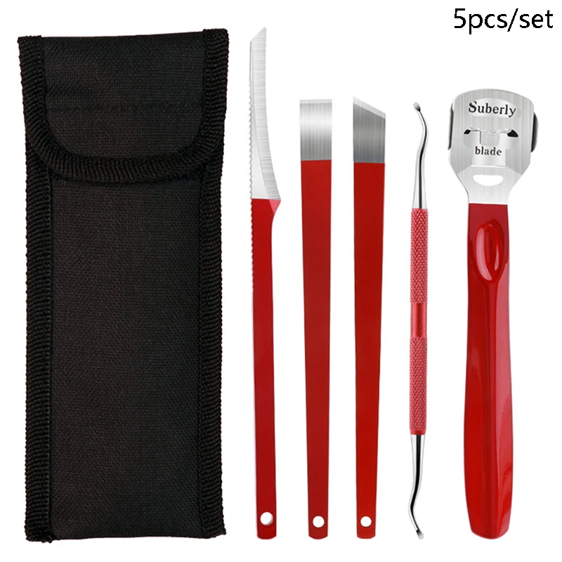 Feet Pedicure Knife Kit Foot Callus Rasp File Dead Skin Remover Foot Care Tools