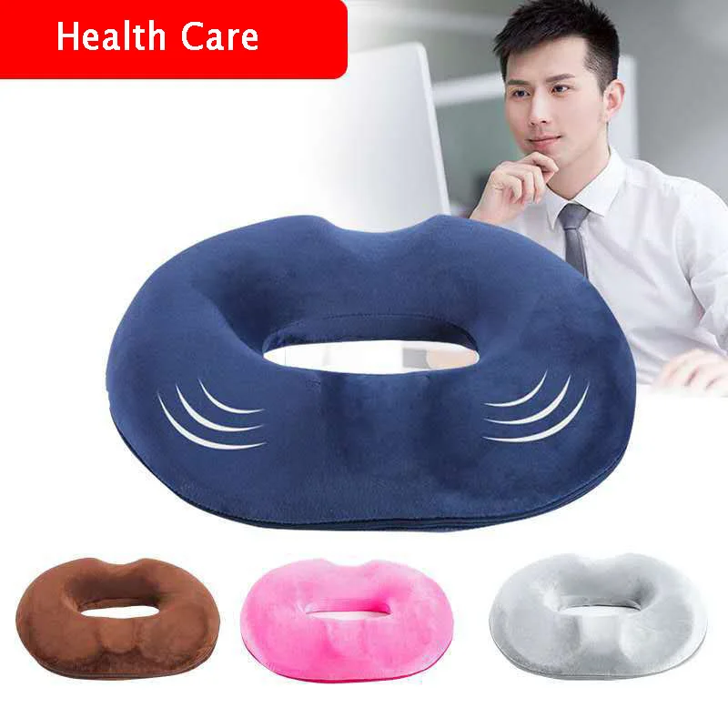 Man Hemorrhoid Prostate Health Care Seat Cushion  Removable and Washable Men Office Cushion Bamboo Charcoal Core Butt Cushions