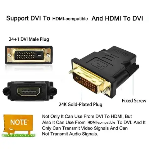 Двунаправленный адаптер Vention DVI-HDMI