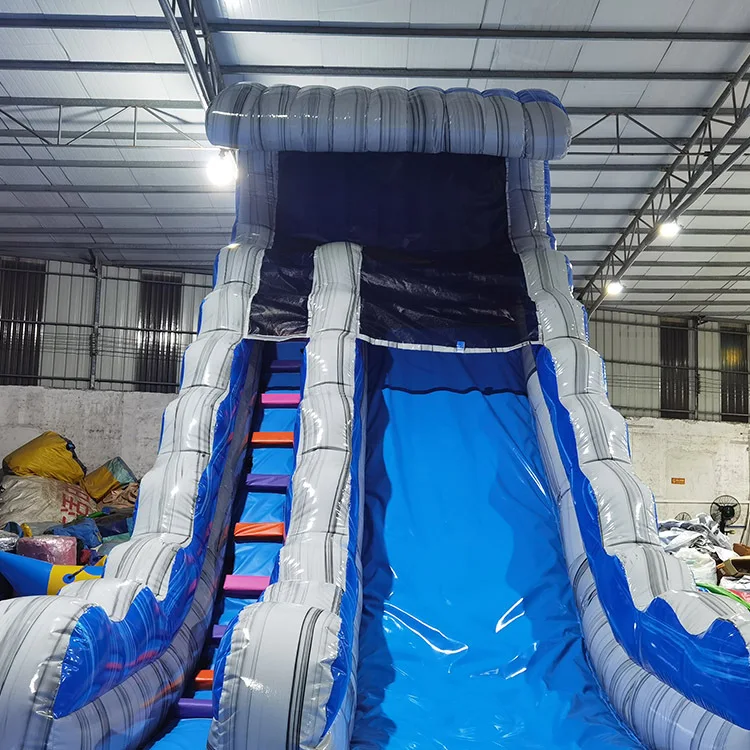 Прыгающий замок из ПВХ Надувная Детская водная горка для бассейна