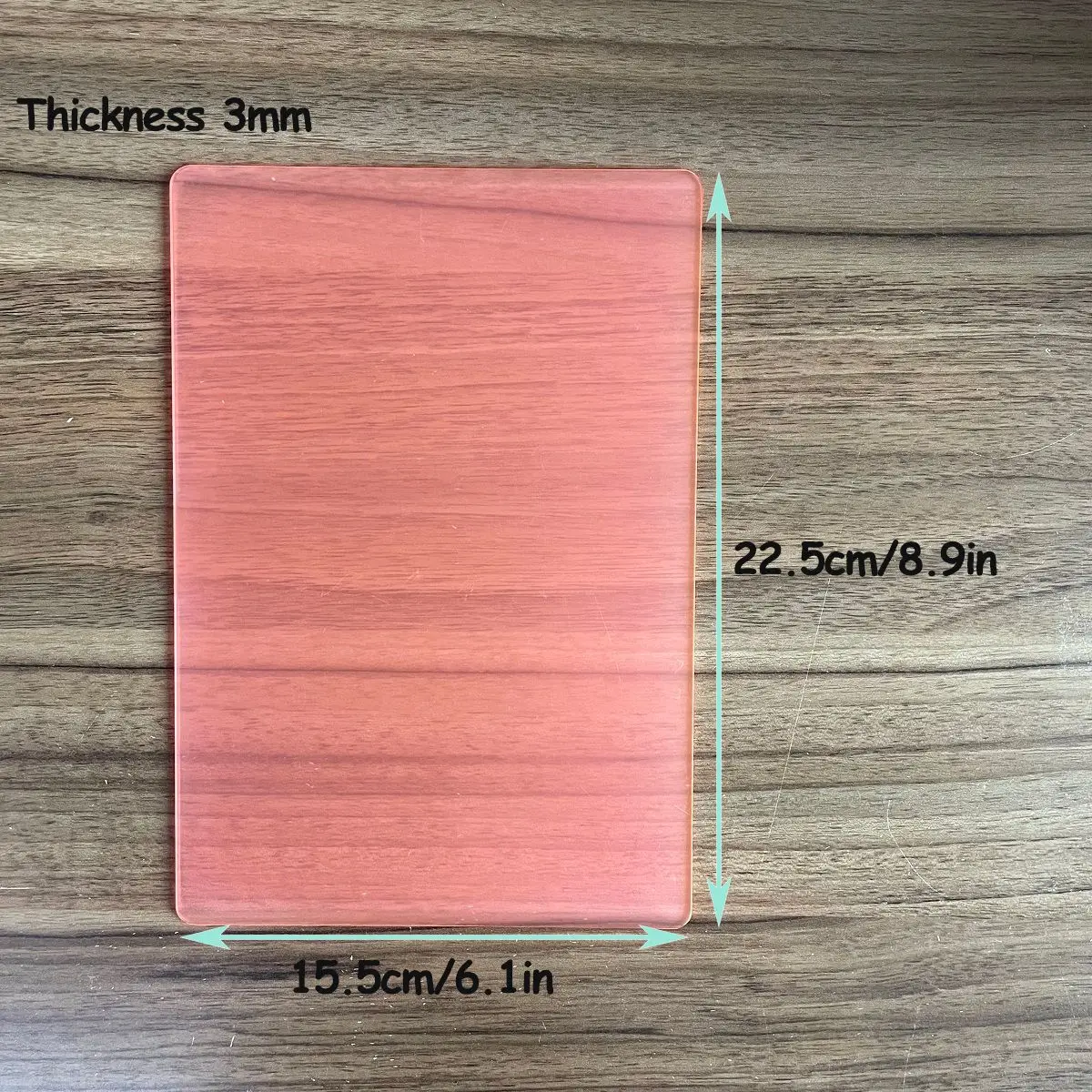 2 шт. 3 мм полупрозрачная режущая пластина JOJOART A5 машина для тиснения прочные