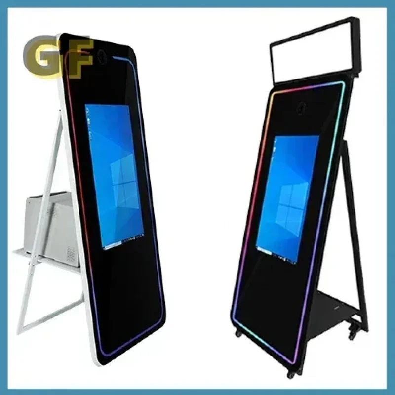 Фото Портативная фотобудка Magic Mirror 70'' с функцией печати, универсальная подставка для фотосъемки №2