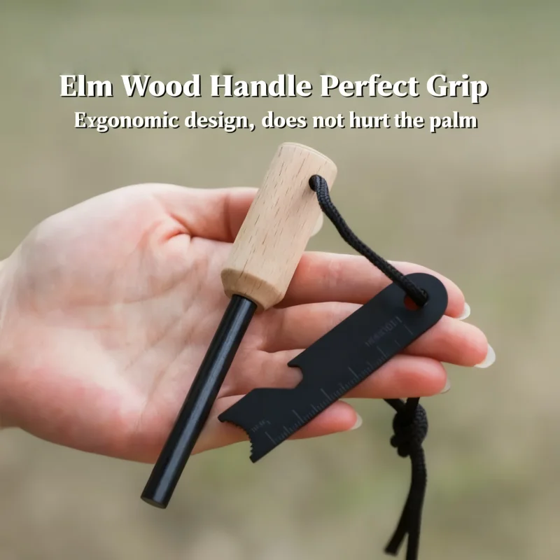 Фото Bear Grylls Survival Fire Starter, магниевый кремневый стержень, портативный аварийный комплект Firesteel, зажигалки для курения, инструмент для кемпинга, пешего туризма №2