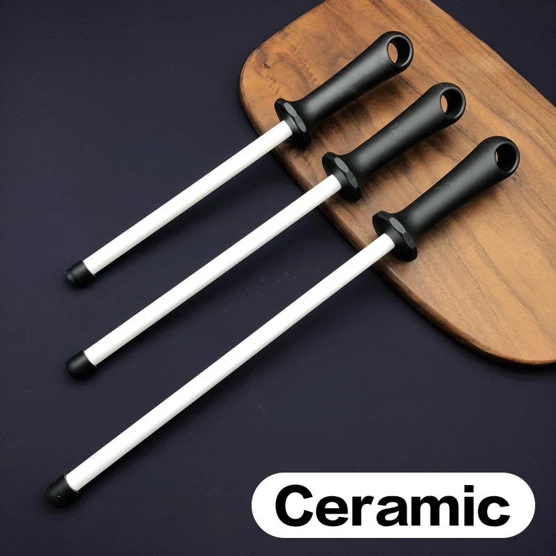 10 12 inch ceramic rod knife sharpener with ABS handle suitable for chef steel kitchen assistant musat |