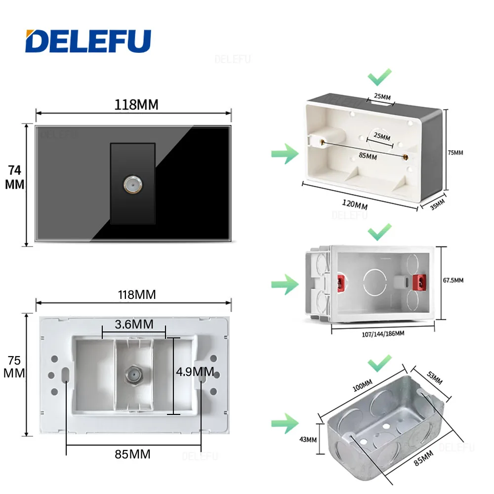 Многофункциональная настенная розетка NoEnName_Null