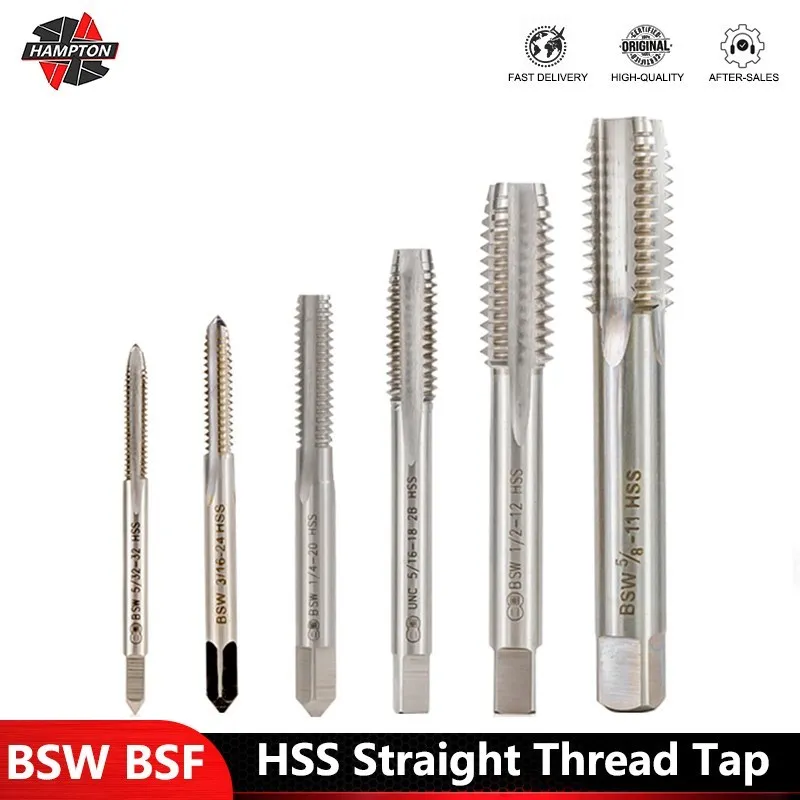 

Метчик BSW BSF 5/32-32 3/16-24 из быстрорежущей стали xcan