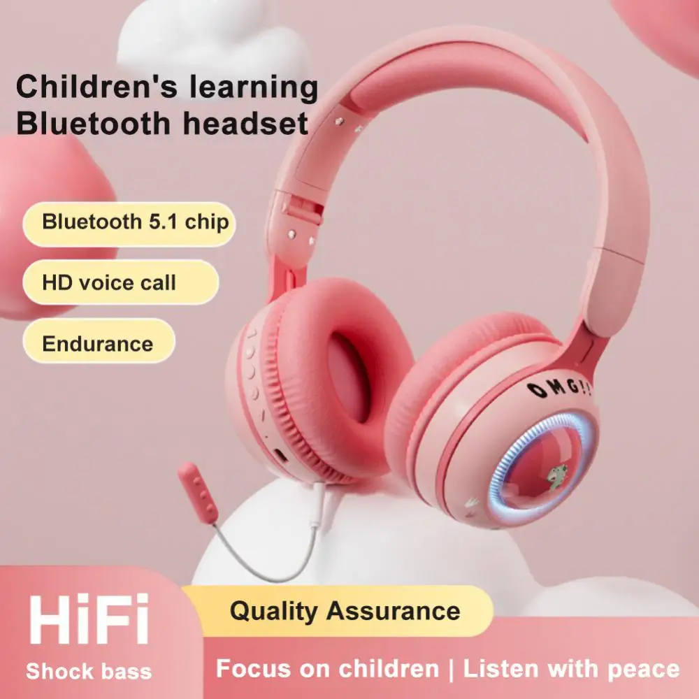 

Multiple Colors Children Earphones With Mic Tws Headset Stereo Sports Earbuds Volume Control Wireless Headphone 400mah