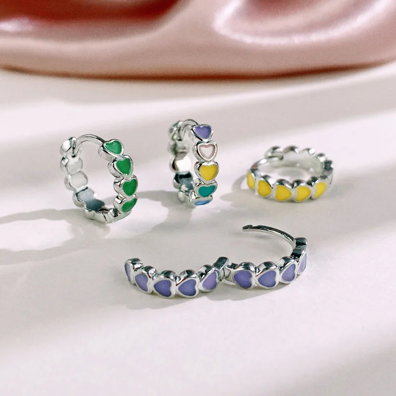 CAOSHI изысканные Изящные серьги-кольца для женщин шикарные украшения в форме сердца для женщин модные женские повседневные аксессуары для помолвки