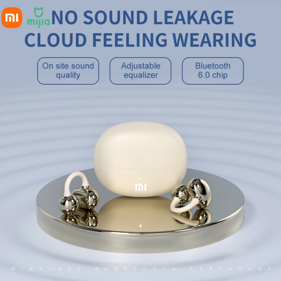 Фото Xiaomi KW15 Беспроводной Bluetooth-зажим для ушей Наушники с костной проводимостью Шумоподавление HD-вызов Подходит для iOS и Android №5