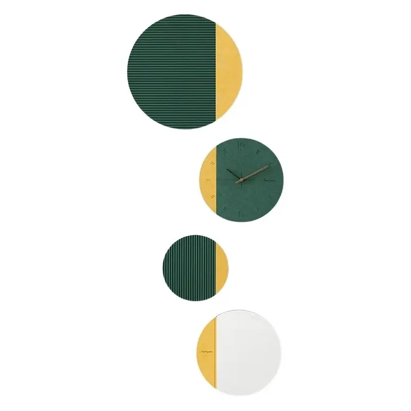 

Большие 3d настенные часы Hall, декоративные креативные настенные часы с зеленым механизмом, гигантский декор, настенные часы