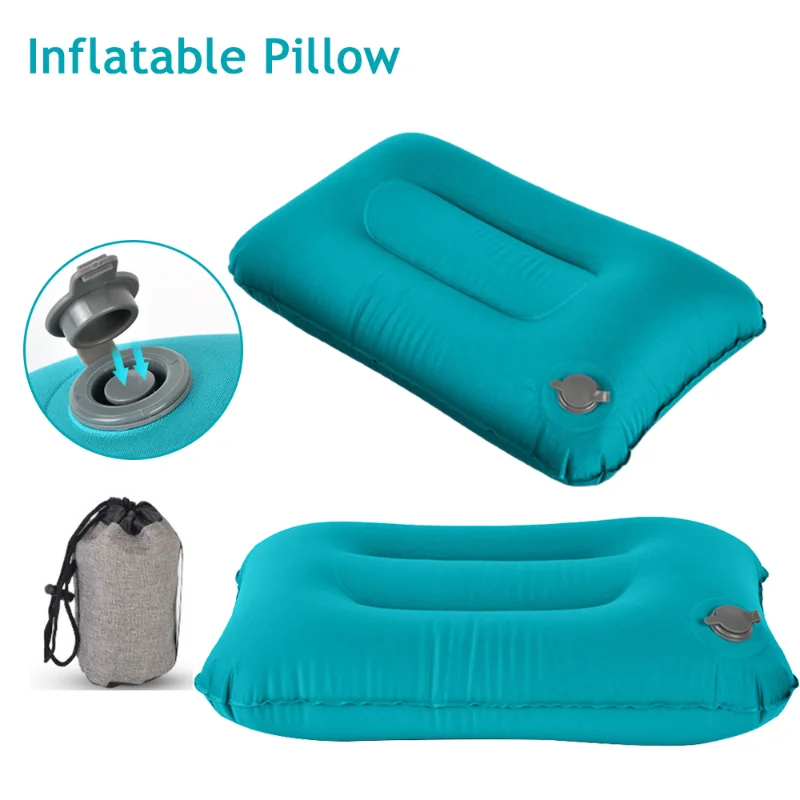 

Travel Inflatable Pillow Portable Outdoor Camping Cervical Protection Ultralight Camping Sleep Cushion Car Plane Air Pillows