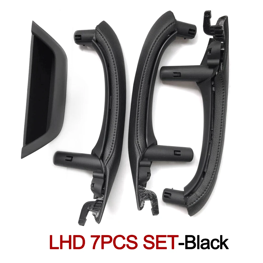 

LHD RHD ручка для межкомнатной двери с кожаным чехлом отделка полный комплект для BMW X3 X4 F25 F26 2010-2016