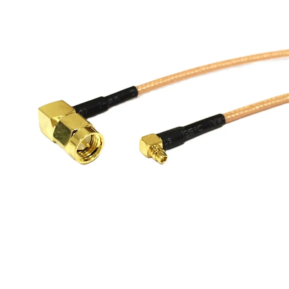 

SMA Male Right Angle Switch MMCX Male Right Angle Pigtail Cable 15CM 6" Wholesale For Wireless Modem