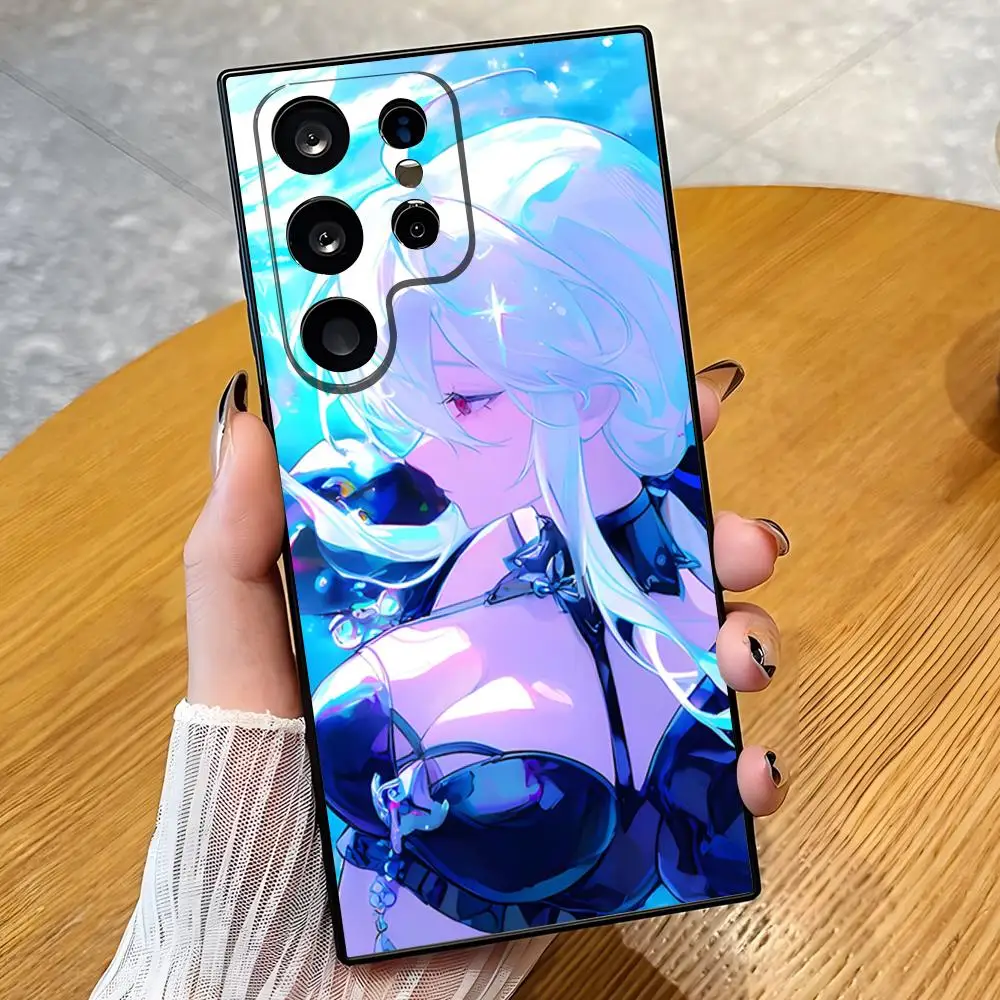 Фото Чехол для телефона Y-Yowane Haku для Samsung S26 S25 Edge S24 S23 S22 Ultra Plus Fe A57 A37 A17 A56 5G, силиконовый чехол. №2