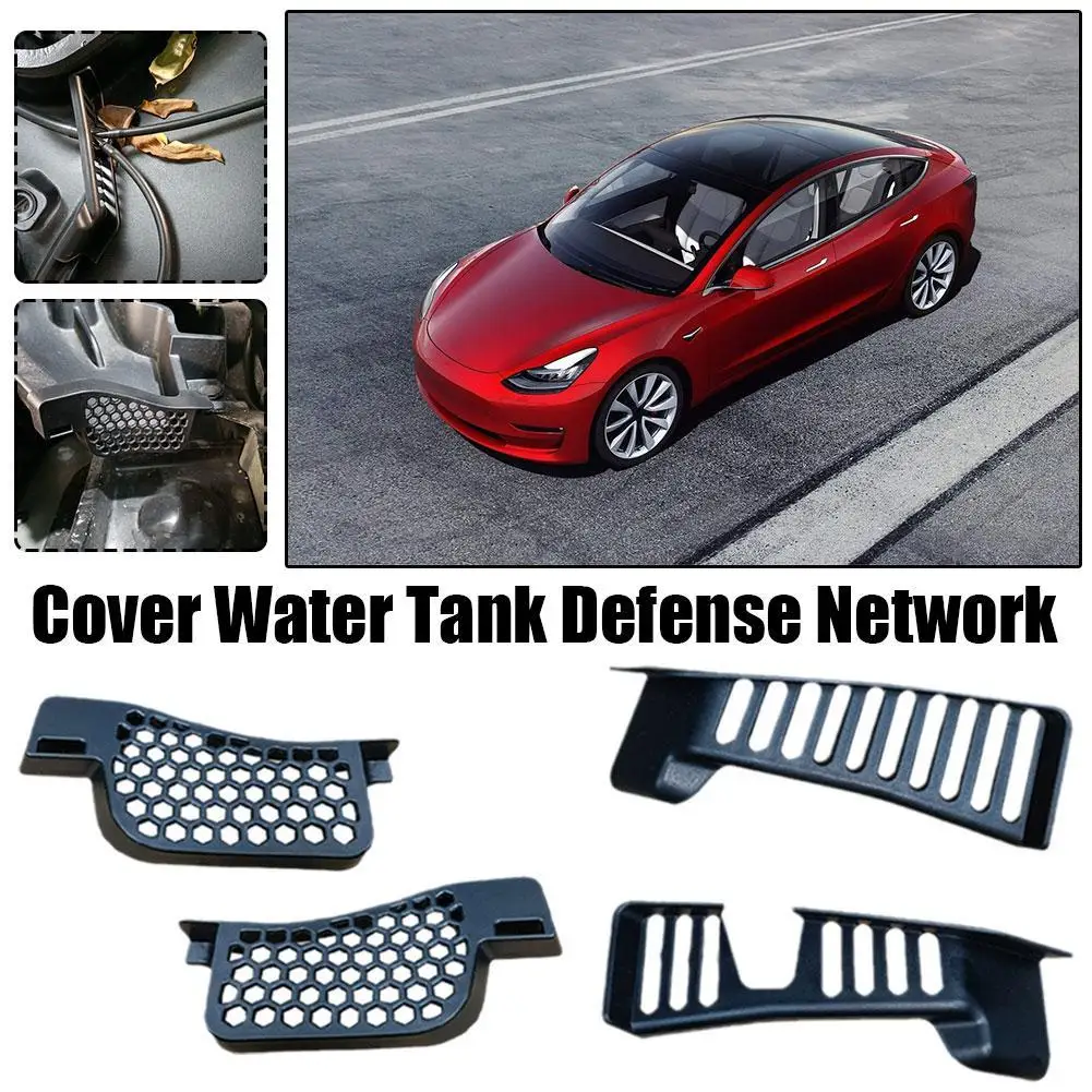 

2Pcs Debris Filter for Tesla Model Y Accessories Front Trunk Water Guide Groove Filter Anti-Clogging Water Channel Filter Net