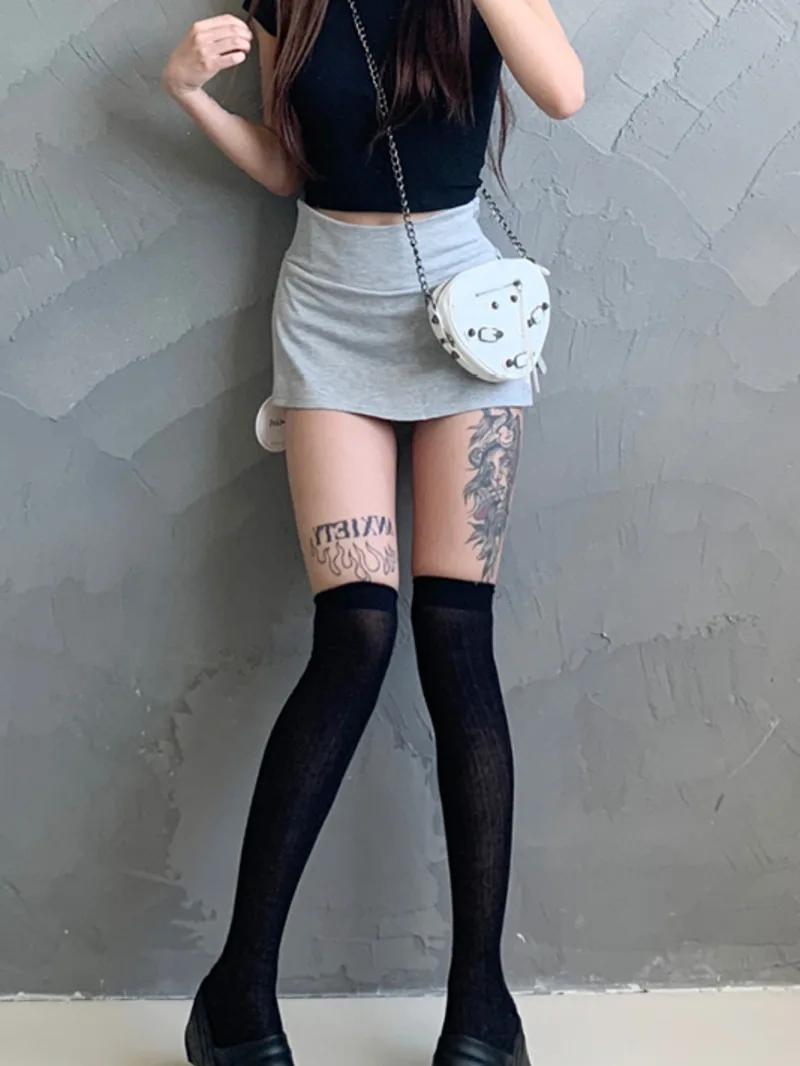 Стиль девушки пикантные сексуальные защитные шорты с высокой талией юбка