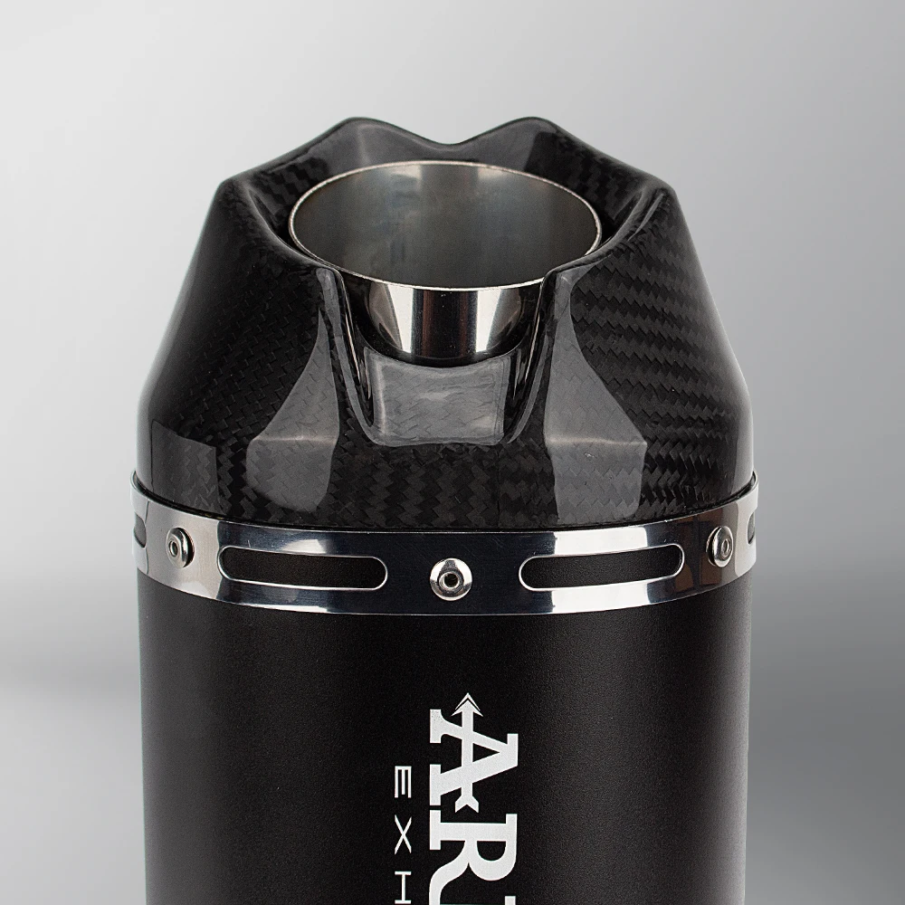 Для Kawasaki Z900 2017-2024 мотоциклетная выхлопная труба Escape Arrow глушитель с карбоновым