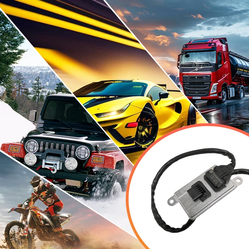 Фото Новый датчик NOX YC24B5-E/A LJ100-1205150 Датчик азота и кислорода плоская вставка 5-контактный SC000 универсальный G5A00 Yuchai оригинал №4