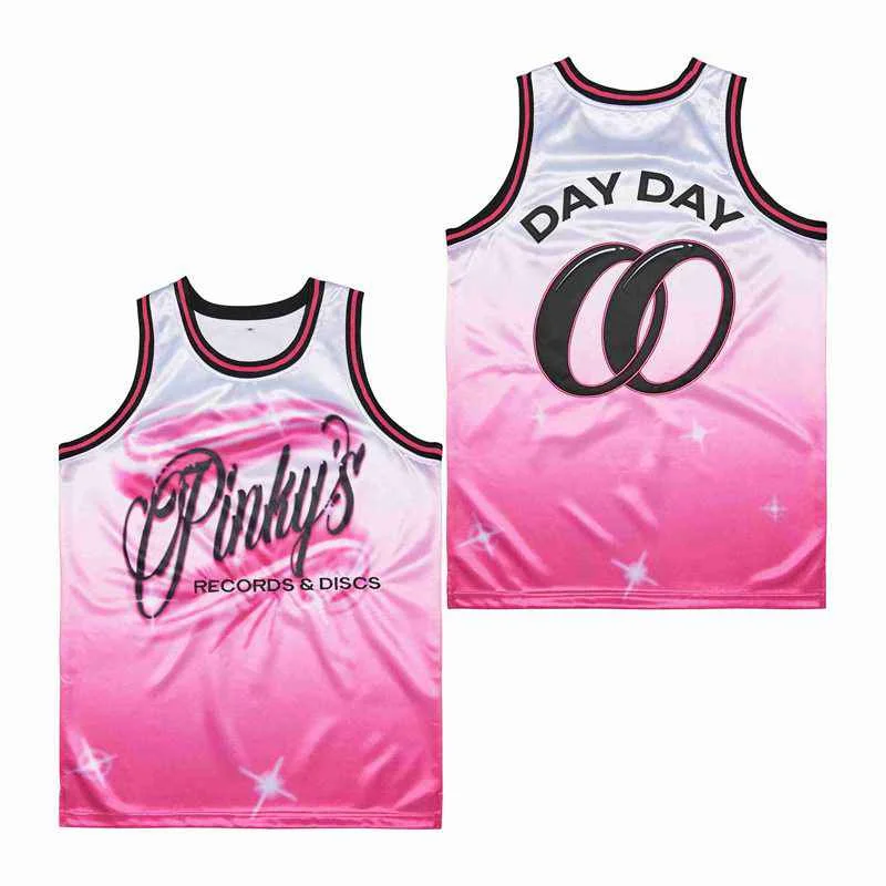 

BG Basketball jerseys PINKYS RECORD SHOP 00 DAY DAY High quality sewing embroidery Outdoor sports jersey Black Blue White New
