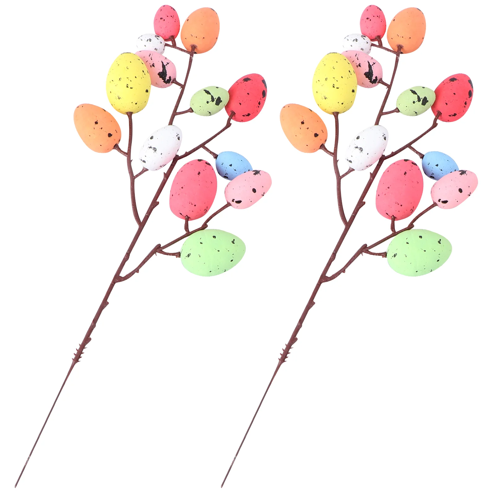 

Easter Egg Flower Picks Tree Eggs Branches Floral Ornament Pick Artificial Spring Diy Garland Stems Branch Arrangement Stem