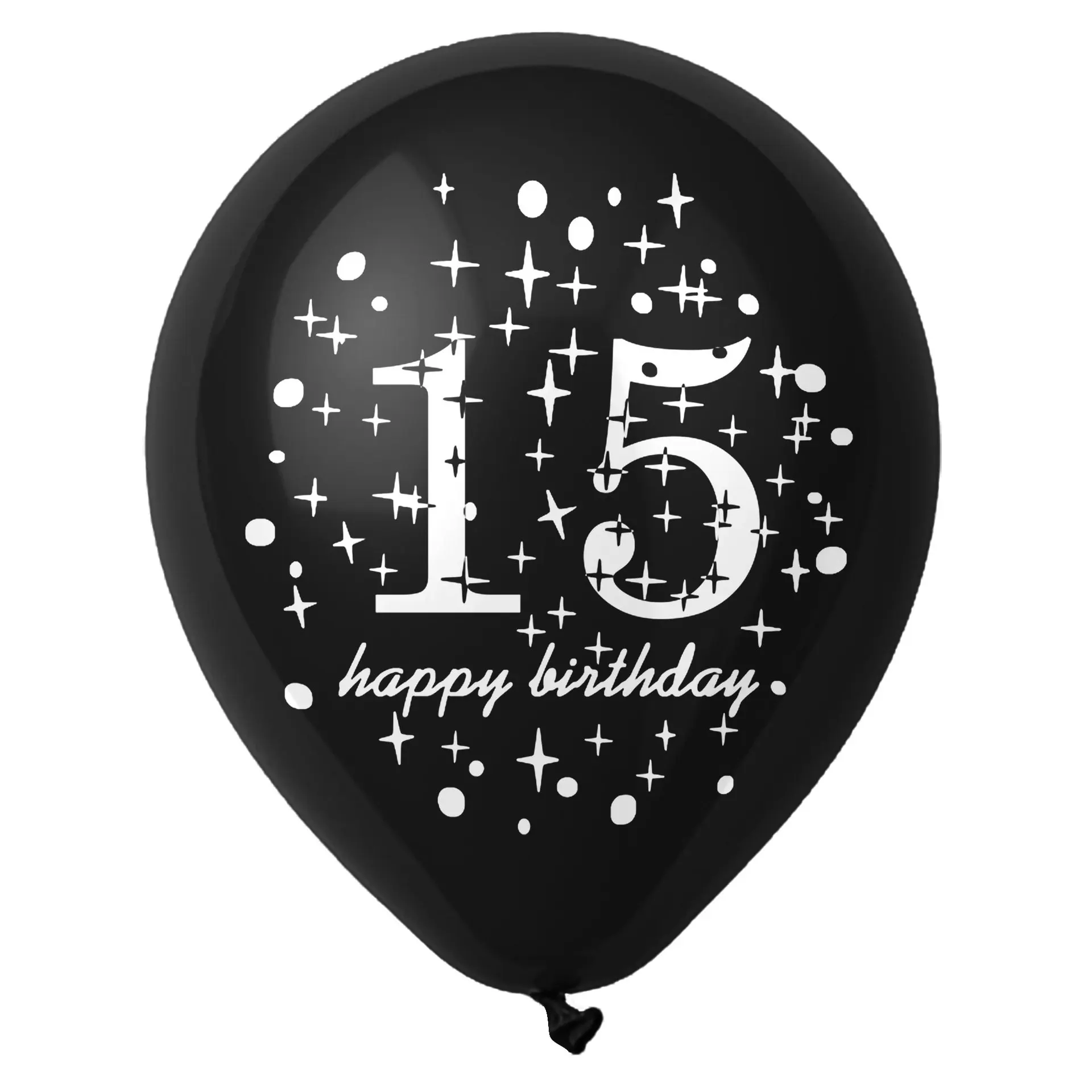 5 шт. латексные воздушные шары с цифрами 12 дюймов