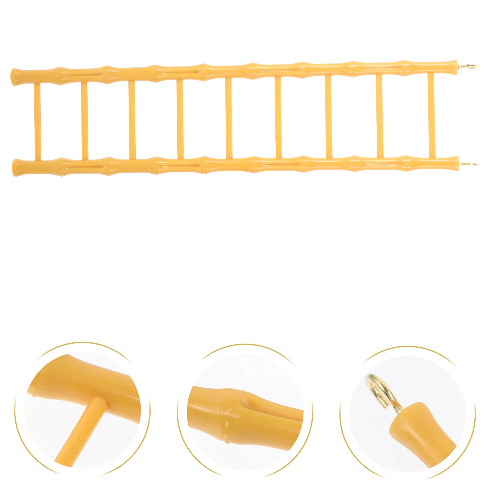 

Hamster Bird Climbing Ladder Bird Cage Hangable Ladder Parrot Climbing Steps Ladder for Hamster